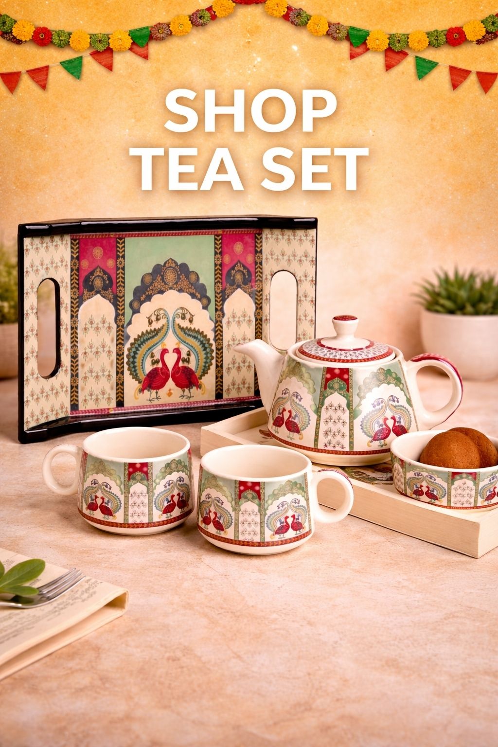 Ceramic tea set